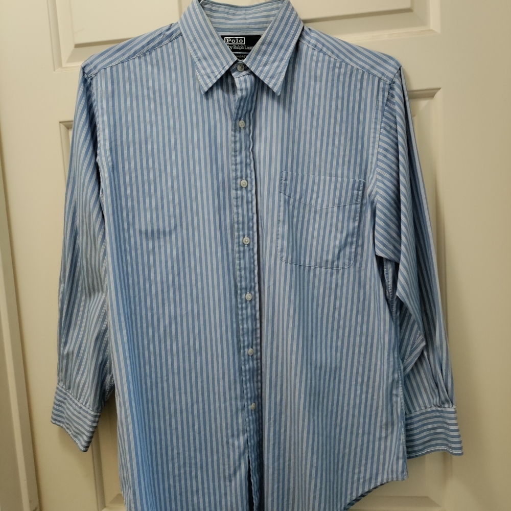 Striped Polo long sleeve button down shirt